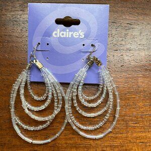 Bundle 3 Earrings for $12. Claire's Teardrop Dangle Beaded Earrings
